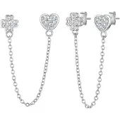 Glanzstücke Boucles d'oreilles argent