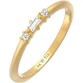 Elli DIAMONDS Bague or / transparent