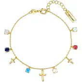 Yokoamii Bracelet jaune d'or / mélange de couleurs