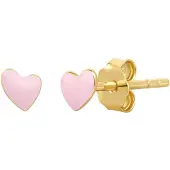 Glanzstücke Boucles d'oreilles jaune d'or / rose
