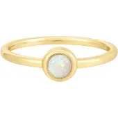 Glanzstücke Bague opal / jaune d'or