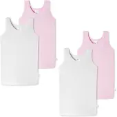 Schiesser Maillot de corps rose / blanc