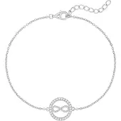Rafaela Donata Bracelet argent / transparent