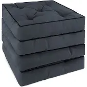 Aspero Coussins 'Padua' gris foncé
