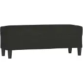 vidaXL Banc Noir 100x35x41 cm Tissu
