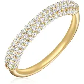 Glanzstücke Bague jaune d'or