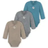 Normani Barboteuse / body beige / bleu / gris