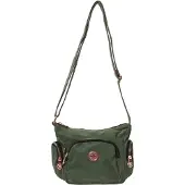 Mindesa Sac à bandoulière or / vert