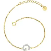 Glanzstücke Bracelet or / argent