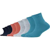 s.Oliver Chaussettes turquoise / bleu nuit / gris clair / saumon