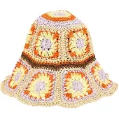 Ebeeza Chapeaux beige / jaune / lilas / orange