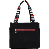 Mindesa Sac bandoulière turquoise / rouge / noir / blanc