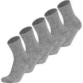 Polar Husky Chaussettes gris chiné