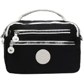 Mindesa Sac à bandoulière noir / blanc