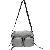 Mindesa Sac à bandoulière gris / noir