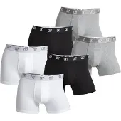Cr7 - Cristiano Ronaldo Boxers ' BASIC ' gris chiné / noir / blanc