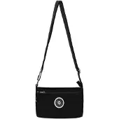Mindesa Sac à bandoulière noir / blanc