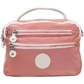 Mindesa Sac à bandoulière rose / blanc