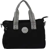 Mindesa Sacs à main noir / blanc