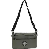 Mindesa Sac à bandoulière vert foncé / noir