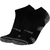 Normani Chaussettes de sport gris clair / noir
