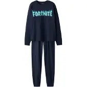 TWO SOON Pyjama 'Fortnite' bleu marine / bleu clair