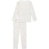 Schiesser Pyjama rose / blanc cassé