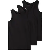 TWO SOON Maillot de corps noir