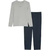 Marc O'Polo Pyjama court 'Mix & Match' gris chiné / noir