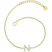 Glanzstücke Bracelet or / argent