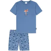 Schiesser Pyjama ' Nature Love Organic Cotton ' bleu