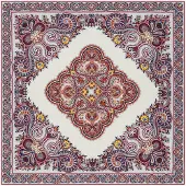 Roeckl Foulard 'SQUARE GARDEN PAISLEY' violet / mélange de couleurs