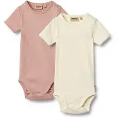 Wheat Barboteuse / body 'Elisa' rose / rose ancienne