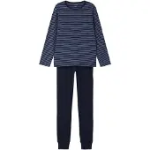 TWO SOON Pyjama bleu nuit / bleu clair