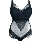 SugarShape Body lingerie noir / transparent