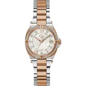 Gc Montre à affichage analogique or rose / argent