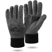 Normani Gants 'Hamilton' gris / noir