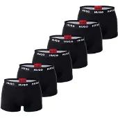 HUGO Boxers rouge / noir / blanc