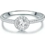 Trilani Bague argent / transparent