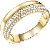 Rafaela Donata Bague or / transparent