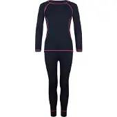 TROLLKIDS Merino Long Sleeve Base Layer Set Noir 104 cm Enfants