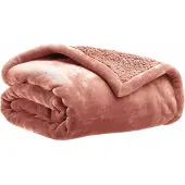 Vivaraise Plaid Michka terracotta - 220 x 240 cm