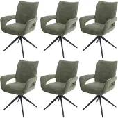 MCW Chaise de salle à manger -O78 (lot de 6)