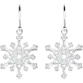 Elli Boucles d'oreilles 'Schneeflocke' argent