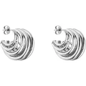 Purelei Boucles d'oreilles 'Stay Classy' argent