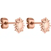 Purelei Boucles d'oreilles 'Solea' or rose