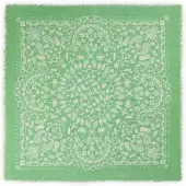 Codello Foulard vert / blanc