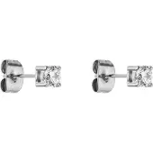 Purelei Boucles d'oreilles 'Pristine' argent / transparent