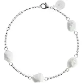 Purelei Bracelet 'Malahi' argent / blanc perle