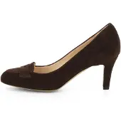 Evita Escarpins 'Bianca' brun foncé